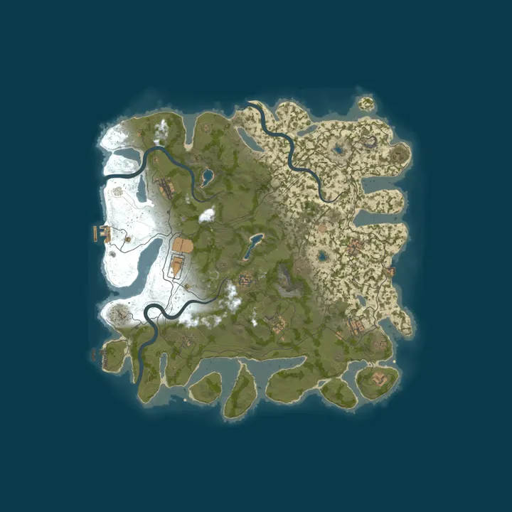 Map of 10/24 RustyRemains 5X SOLO/DUO/TRIO SHOP/BP+/KITS