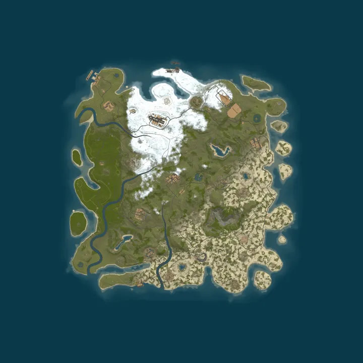 Map of RUSTY RAIDERS Map Test