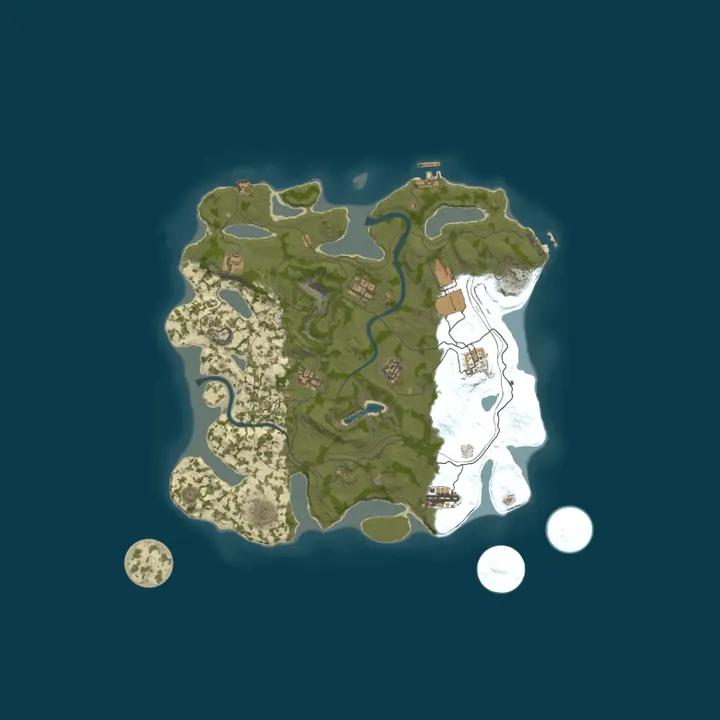 Map of US|AndysolAM 10x No BPs Solo/Duo/Trio|PVP|Shop|Loot+|Kits|Raid+