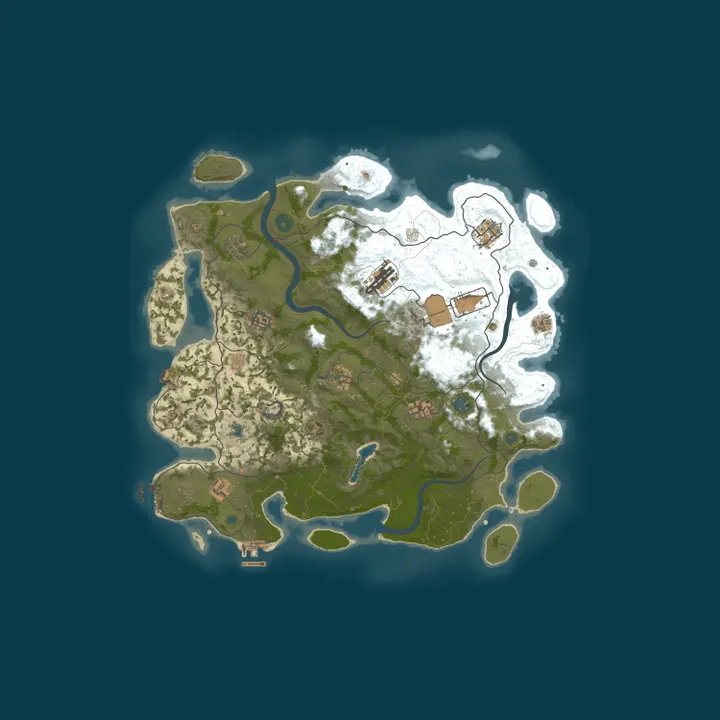 Map of 4Netplayers Rust Server 44