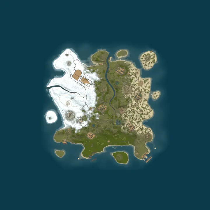 Map of CERBERE 2X |Solo/Duo/Trio/Quad|Loot+|Kits