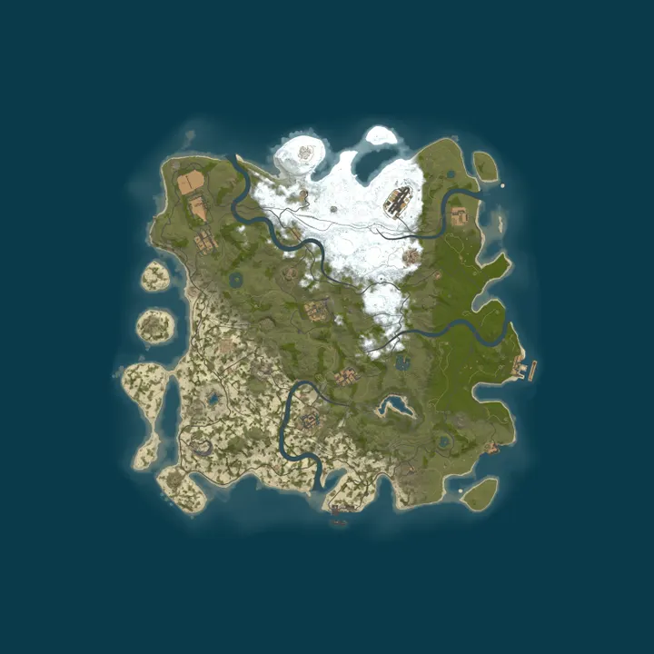 Map of 420 D&B SOLO/DUO/TRIO/QUAD MODDED VANILLA