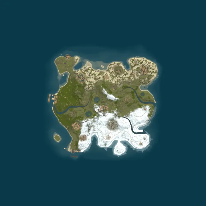 Map of Rust Server nyuusitukinnsi 4876