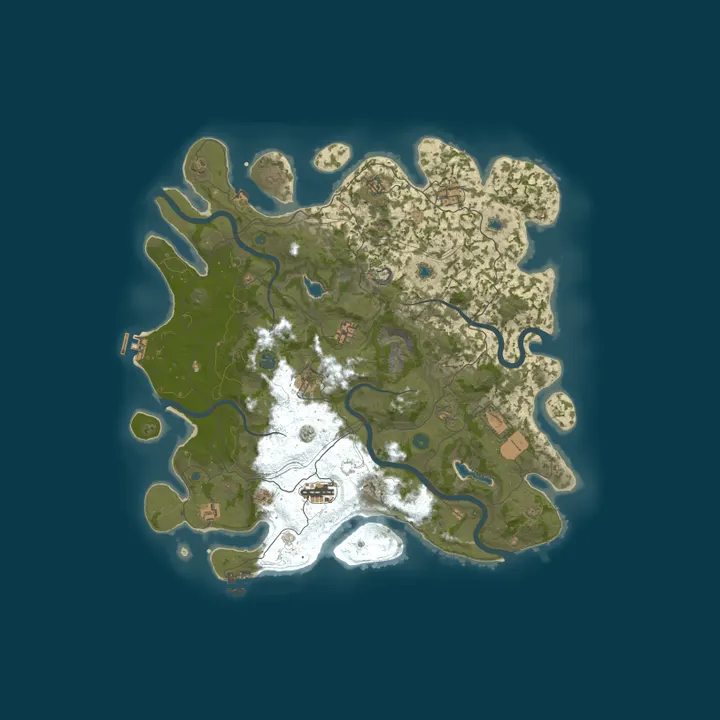 Map of RUST | 2x | OXYDEN | PVP |