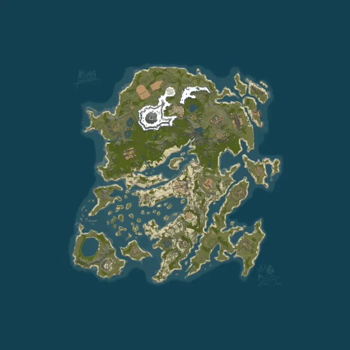 Map of 【版纳PVE】突袭 | 事件 | 技能 | 工业 |
