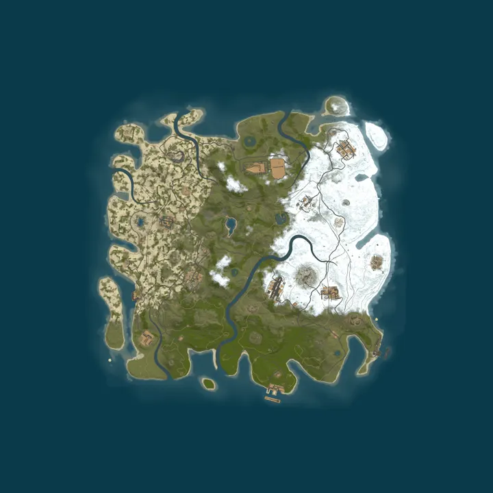 Map of 666 RUST 2X|ДЛЯ НОВИЧКОВ|ПИТЕРСКИЙ 26.10