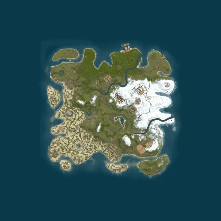 Map of MICRO-RUST x50 - x100 MAX10