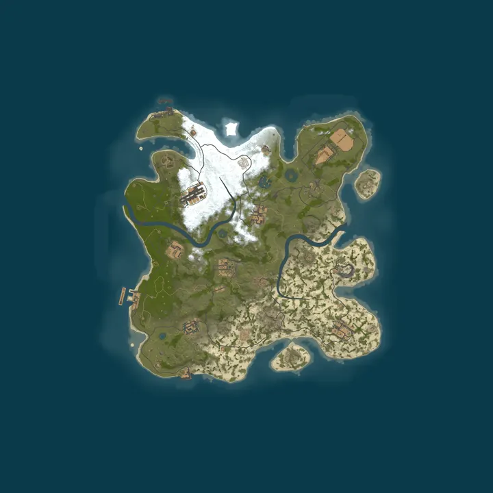 Map of A Rust Server