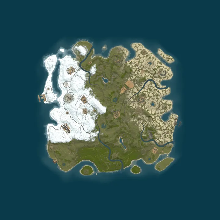 Map of [EU] LUSITANIA RUST - RPG | PVE+ | PVP