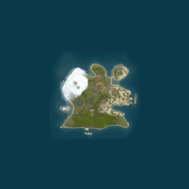 Map of Pine Hosting - Rust Server
