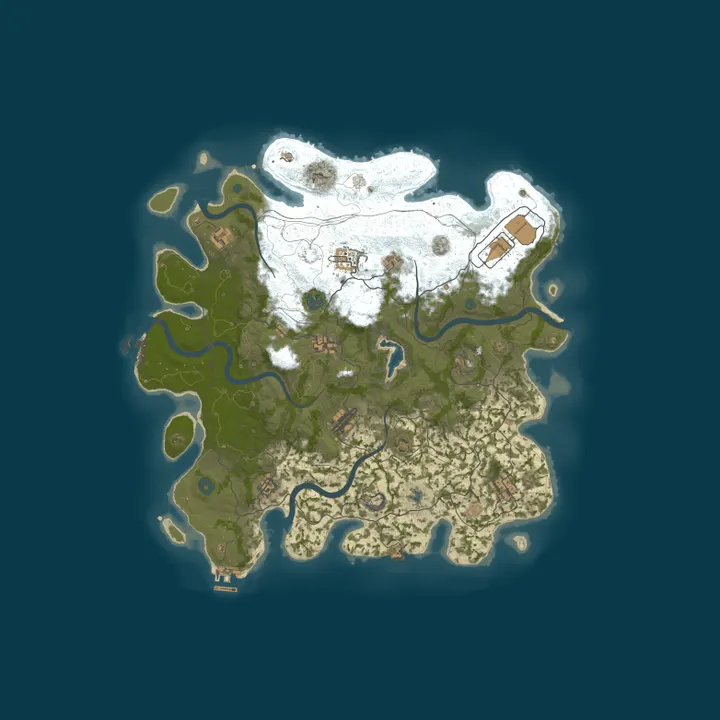 Map of MIGHTYRUST.GG|Solo Only|Monthly|No BP Wipes|Low Upkeep
