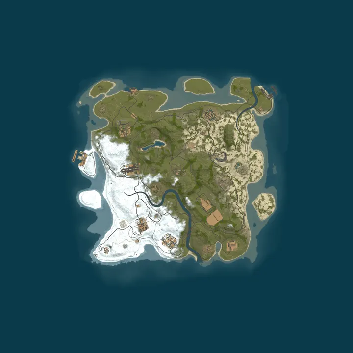 Map of EU Vex.gg 5x Solo/Duo/Trio|Shared BPs|Kits|Shop|max 3 Best 10x5